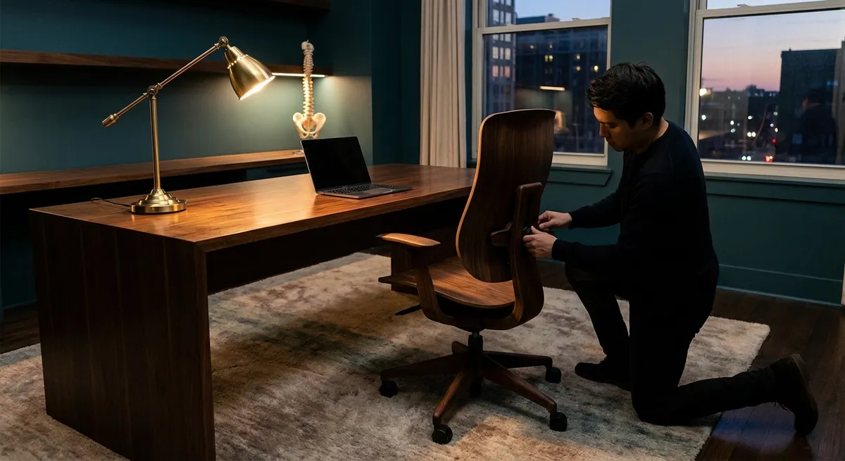 Quiet Mastery at the Desk: Ergonomics for a Demanding Spine
