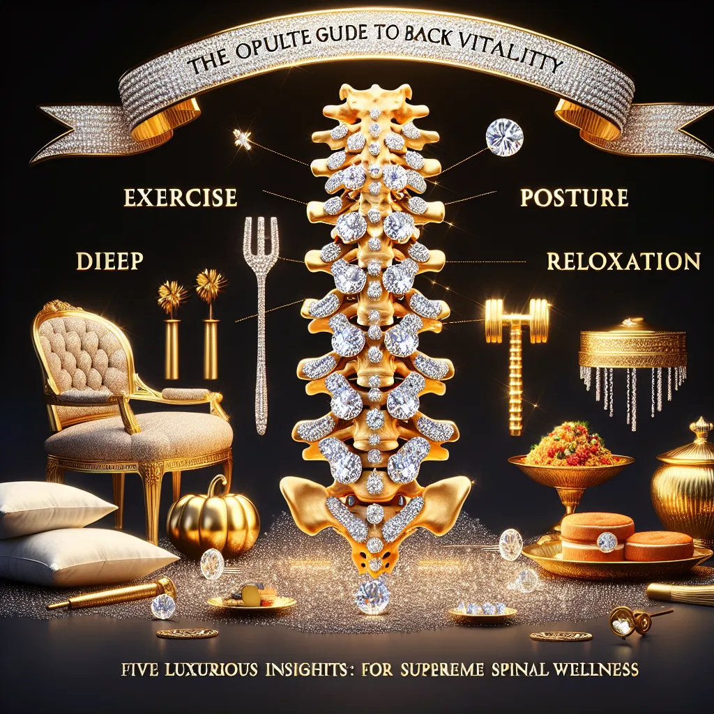 The Opulent Guide to Back Vitality: Five Luxurious Insights for Supreme Spinal Wellness