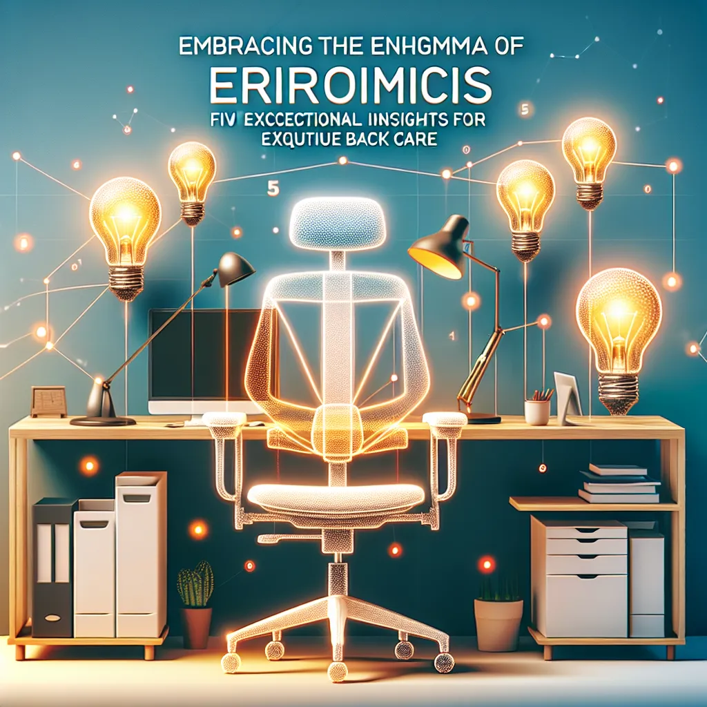 Embracing the Enigma of Ergonomics: Five Exceptional Insights for Exquisite Back Care