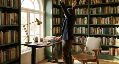 The Cultivated Desk: Ergonomic Elegance for a Demanding Back